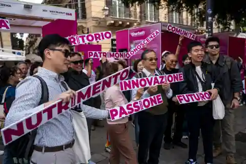 Il corteo in piazza